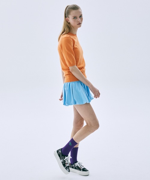 Mardi Mercredi(マルディメクルディ)の「SOCKS MRD LOGO / ソックス MRD ロゴ(ソックス/靴下・レディース・ホワイト・FREE)」の17枚目の写真