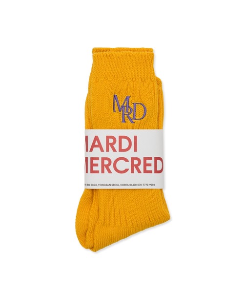 Mardi Mercredi(マルディメクルディ)の「SOCKS MRD LOGO / ソックス MRD ロゴ(ソックス/靴下・レディース・ホワイト・FREE)」の19枚目の写真