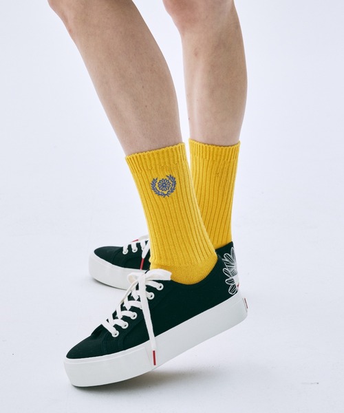 Mardi Mercredi(マルディメクルディ)の「SOCKS MRD LOGO / ソックス MRD ロゴ(ソックス/靴下・レディース・ホワイト・FREE)」の22枚目の写真
