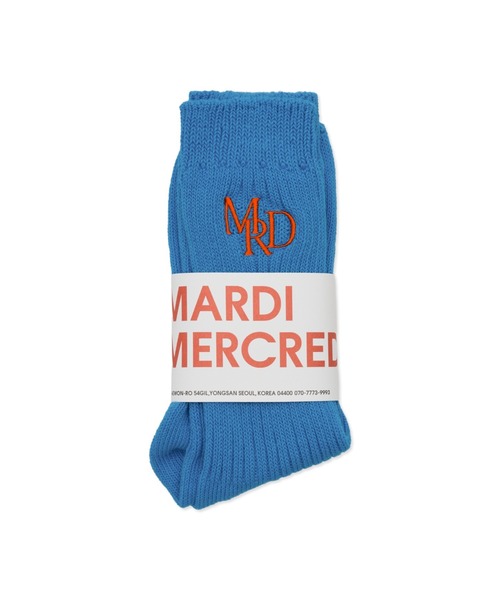 Mardi Mercredi(マルディメクルディ)の「SOCKS MRD LOGO / ソックス MRD ロゴ(ソックス/靴下・レディース・ホワイト・FREE)」の9枚目の写真