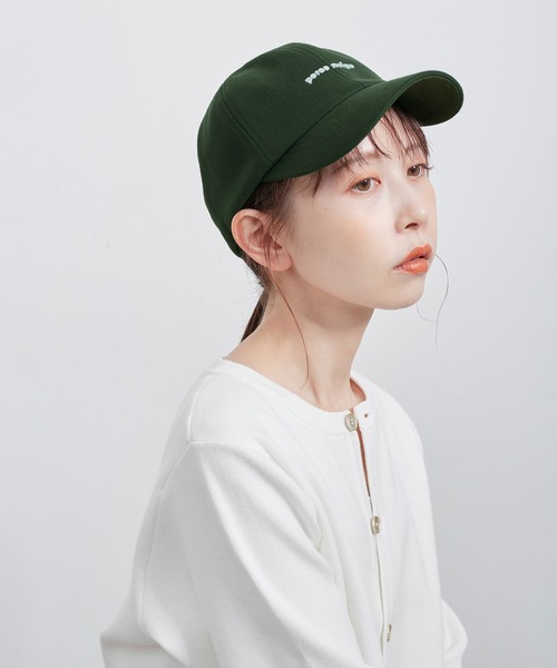 ROPE' PICNIC（ロペピクニック）の「ラバーロゴ起毛ツイルキャップ/リンクコーデ（キャップ・レディース・ベージュ/チャコールグレー/ダークグリーン・FREE）」の20枚目の写真