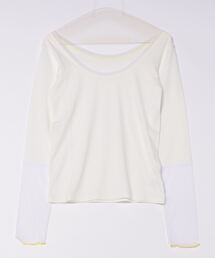 Q | チュールウォームインナー(Tシャツ/カットソー)