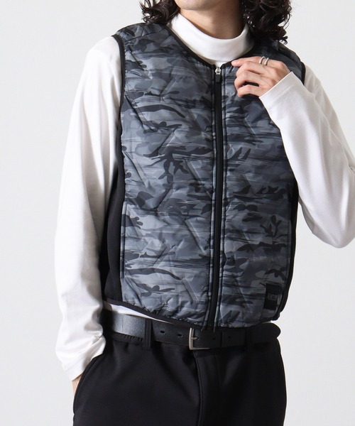 FUNALIVE(ファンアライブ)の「Pinsonic quilt vest / ピンソニックキルトベスト unisex(ダウンベスト・メンズ・ブラック系その他/ブラック・M/L/LL/3L)」の14枚目の写真