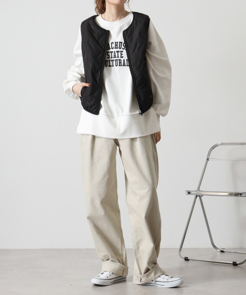 FUNALIVE(ファンアライブ)の「Pinsonic quilt vest / ピンソニックキルトベスト unisex(ダウンベスト・メンズ・ブラック系その他/ブラック・M/L/LL/3L)」の11枚目の写真