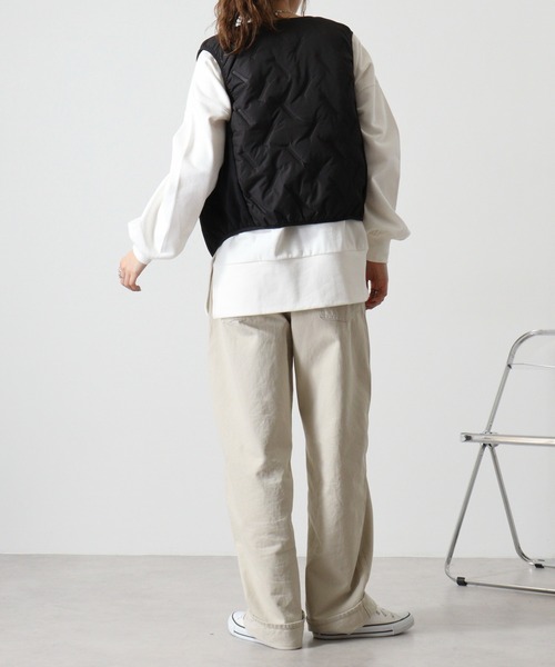 FUNALIVE(ファンアライブ)の「Pinsonic quilt vest / ピンソニックキルトベスト unisex(ダウンベスト・メンズ・ブラック系その他/ブラック・M/L/LL/3L)」の12枚目の写真