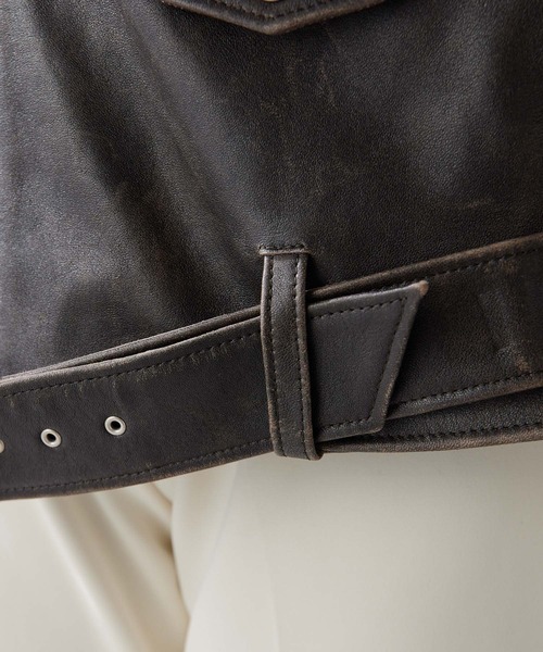 24AWウィムガゼット15th Anniversarレザーライダースジャケット Whim Gazette（ウィムガゼット）の「【15th Anniversary】レザー