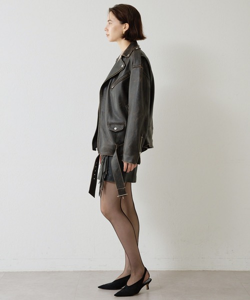 【セール】【15th Anniversary】レザーライダースジャケット（ライダースジャケット）｜Whim Gazette（ウィムガゼット）