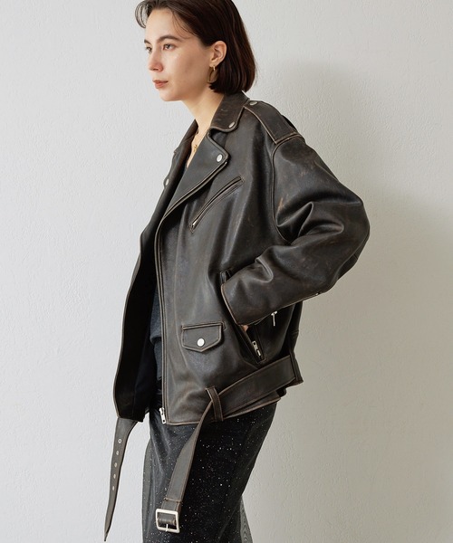 【セール】【15th Anniversary】レザーライダースジャケット（ライダースジャケット）｜Whim Gazette（ウィムガゼット）
