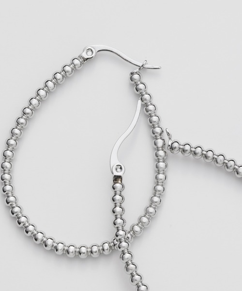 ciite' surgical stainless(シーテサージカルステンレス)の「【 金属アレルギー対応 】 オーバルフープピアス サージカルステンレス (両耳用)(ピアス(両耳用)・レディース・シルバー/ゴールド・FREE)」の9枚目の写真