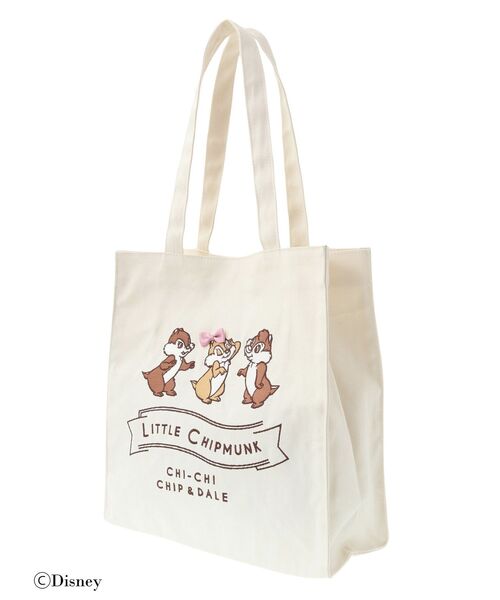 セール】Chip&Dale/スクエア刺繍トートバッグ（トートバッグ