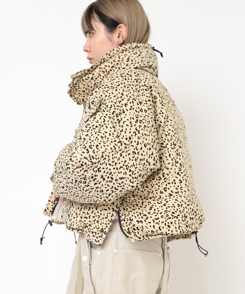 RNA（アールエヌエー）の「J2128 ボールパディングショートジャケット（ブルゾン・レディース・レオパード/ケミカルウォッシュ・MEDIUM）」の16枚目の写真