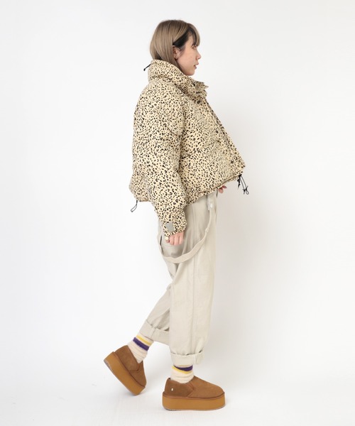 RNA（アールエヌエー）の「J2128 ボールパディングショートジャケット（ブルゾン・レディース・レオパード/ケミカルウォッシュ・MEDIUM）」の19枚目の写真