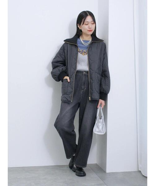 Samansa Mos2 blue(サマンサモスモスブルー)の「ラメニットビスチェ(ニット/セーター・レディース・グレー/ブラック/ベージュ・F)」の9枚目の写真