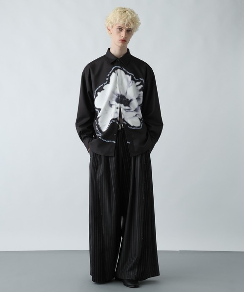 HARE(ハレ)の「【SET UP対応】サイコウチクワイドトラウザー(HARE)(その他パンツ・メンズ・ブラック×ブルー/ブラック×グレー/ブラウン系その他/ブラック系その他/ネイビー系/ブラウン系その他2・SMALL/MEDIUM)」の8枚目の写真