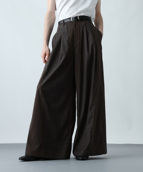 HARE（ハレ）の「【SET UP対応】サイコウチクワイドトラウザー(HARE