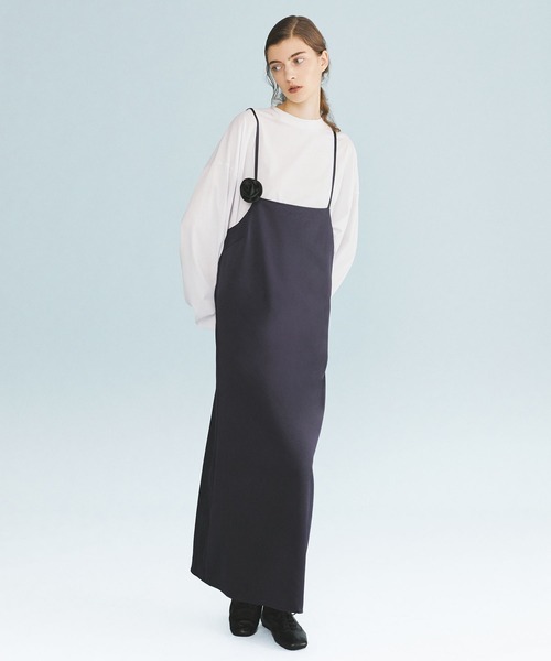 kiehtova（キエトヴァ）の「【kiehtova】BIG LONG TEE KTWR5　※（Tシャツ/カットソー・レディース・ブラック/ホワイト/グレー/グリーン・FREE）」の9枚目の写真