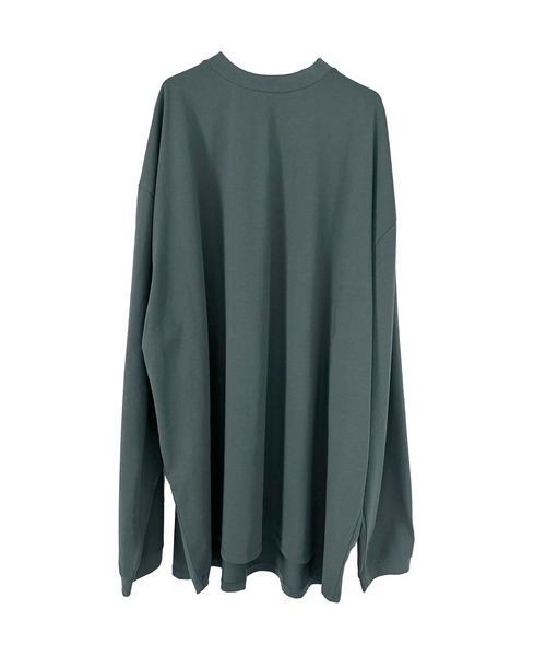 kiehtova（キエトヴァ）の「【kiehtova】BIG LONG TEE KTWR5　※（Tシャツ/カットソー・レディース・ブラック/ホワイト/グレー/グリーン・FREE）」の12枚目の写真
