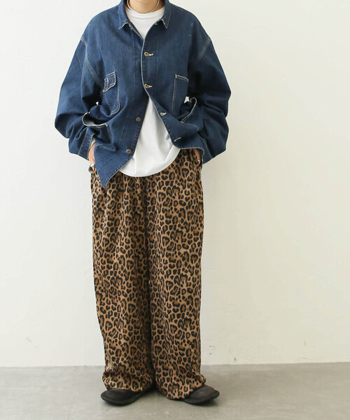 JOURNAL STANDARD LUXE(ジャーナルスタンダード ラックス)の「《追加》レオパードサテン イージーパンツ(その他パンツ・レディース・チャコールグレー/キャメル・FREE)」の11枚目の写真