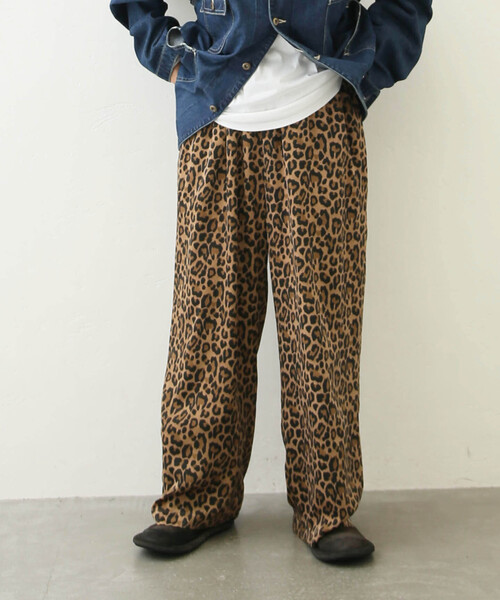 JOURNAL STANDARD LUXE(ジャーナルスタンダード ラックス)の「《追加》レオパードサテン イージーパンツ(その他パンツ・レディース・チャコールグレー/キャメル・FREE)」の13枚目の写真