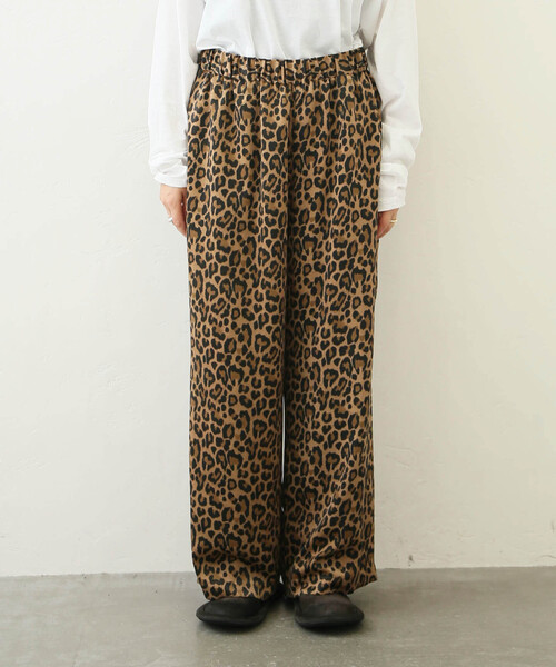 JOURNAL STANDARD LUXE(ジャーナルスタンダード ラックス)の「《追加》レオパードサテン イージーパンツ(その他パンツ・レディース・チャコールグレー/キャメル・FREE)」の15枚目の写真