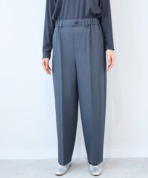 leswel（レスウェル）の「【L～5L 大きいサイズ】ウール調カルゼセンタープレスワイドパンツ（その他パンツ・レディース・ネイビー/グレー・L/LL/3L/4L/5L）」の14枚目の写真