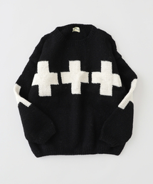macmahon knitting mills Star スター 星 ニット 黒 セール】MacMahon Knitting Mills 】 +【Niche.】 Hooded Zip