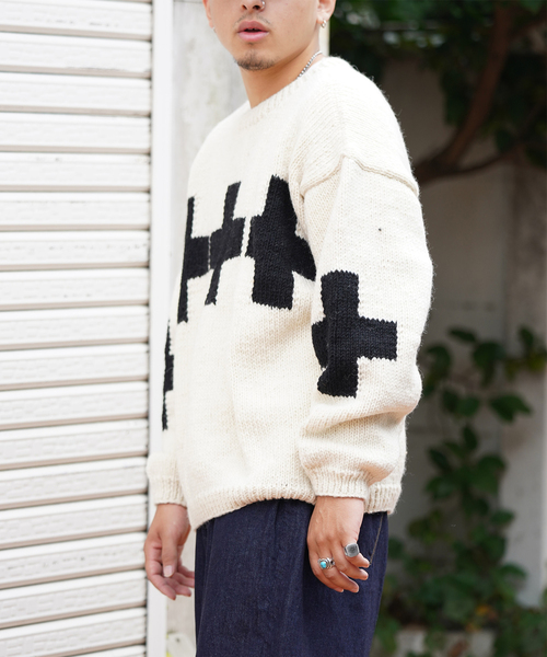 セール】【MacMahon Knitting Mills 】 +【Niche.】 Crew Neck