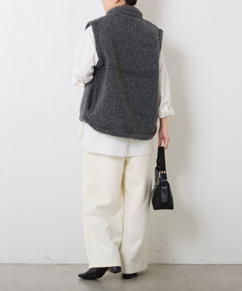 COLD BREAKER（コールドブレーカー）の「COLD BREAKER/ハイネックベスト（ベスト・レディース・グレー・MEDIUM）」の8枚目の写真