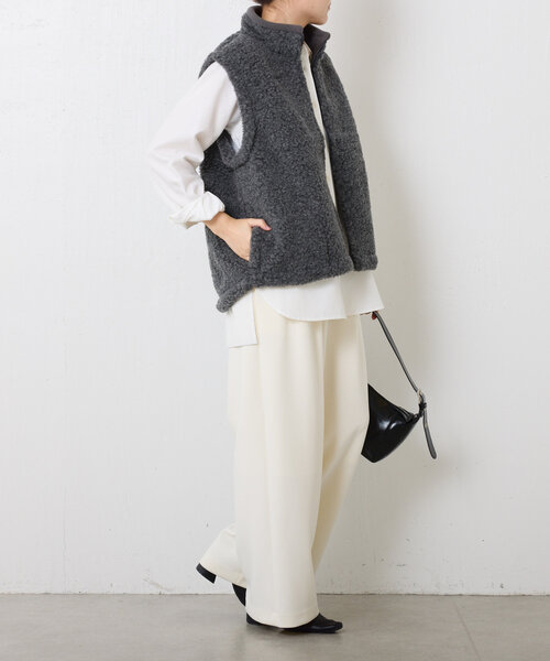 COLD BREAKER（コールドブレーカー）の「COLD BREAKER/ハイネックベスト（ベスト・レディース・グレー・MEDIUM）」の9枚目の写真