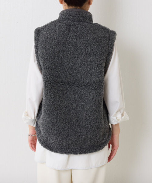COLD BREAKER（コールドブレーカー）の「COLD BREAKER/ハイネックベスト（ベスト・レディース・グレー・MEDIUM）」の14枚目の写真