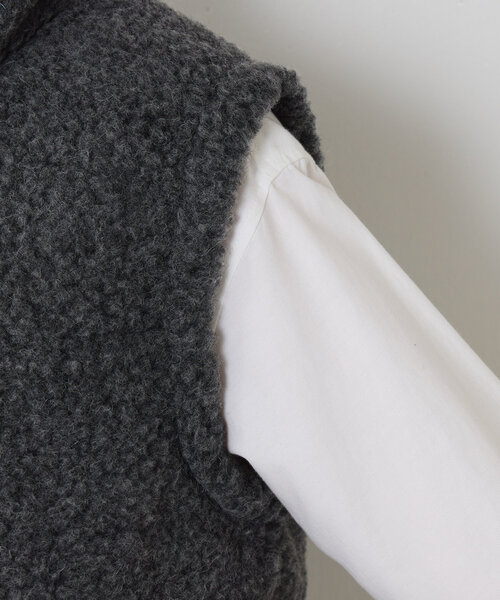 COLD BREAKER（コールドブレーカー）の「COLD BREAKER/ハイネックベスト（ベスト・レディース・グレー・MEDIUM）」の16枚目の写真