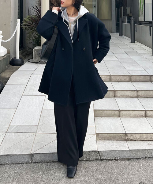 Bonpoint ネイビーコート サイズ10 セール】【WEB限定カラー:ネイビー】バック切替テントコート（その他