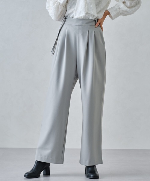 【セール】■2024秋冬新作■パールサスペンダーパンツ/MM447301（その他パンツ）｜MISCH MASCH（ミッシュマッシュ）