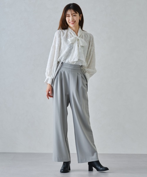 【セール】■2024秋冬新作■パールサスペンダーパンツ/MM447301（その他パンツ）｜MISCH MASCH（ミッシュマッシュ）