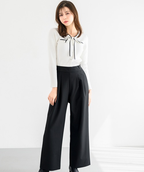 【セール】■2024秋冬新作■パールサスペンダーパンツ/MM447301（その他パンツ）｜MISCH MASCH（ミッシュマッシュ）