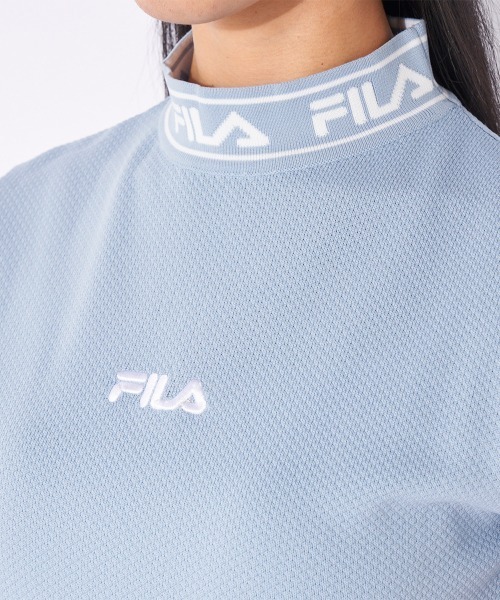 FILA GOLF(フィラゴルフ )の「軽量ニット 半袖モックネックワンピース(ワンピース・レディース・ピンク/ライム/ブルー・MEDIUM/SMALL/LARGE)」の21枚目の写真