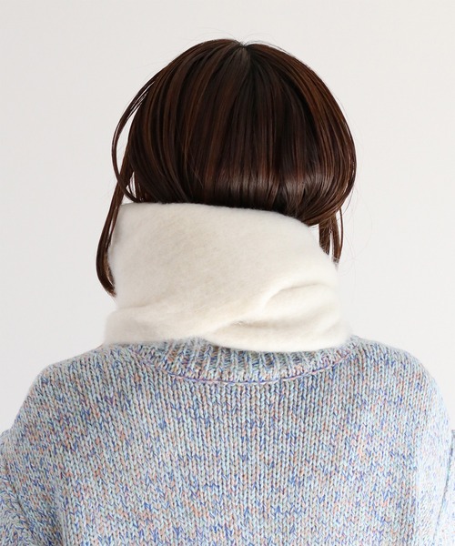 cepo(セポ)の「《ドラマ着用商品》ソリッドバルキーマフラー(マフラー・レディース・オフホワイト/ベージュ/イエロー/ピンク・FREE)」の8枚目の写真