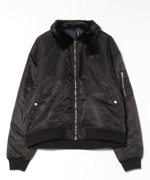 おしゃれスタ(オシャレスタ)の「Vintage-like heavy nylon twill B-15 flight jacket/ヴィンテージライク ヘビーナイロンツイル B-15 フライトジャケット(MA-1・メンズ・カーキ/ブラック・XL/L/M)」の18枚目の写真