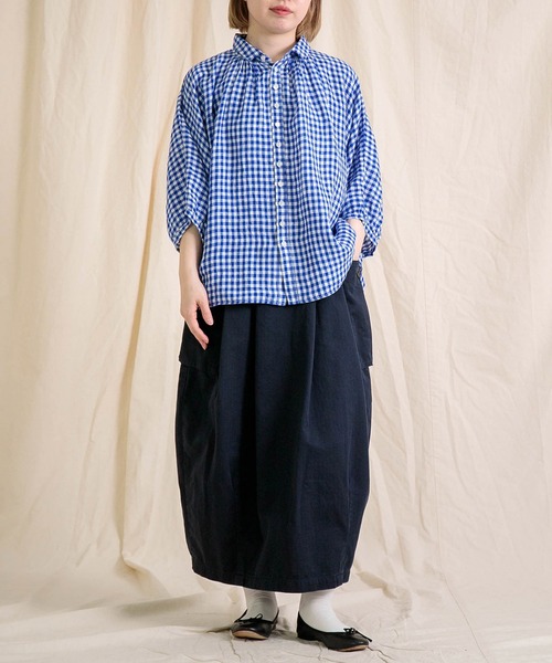 Brocante / ブロカント] ヘリンボン ブトンカーゴスカート | Domingo