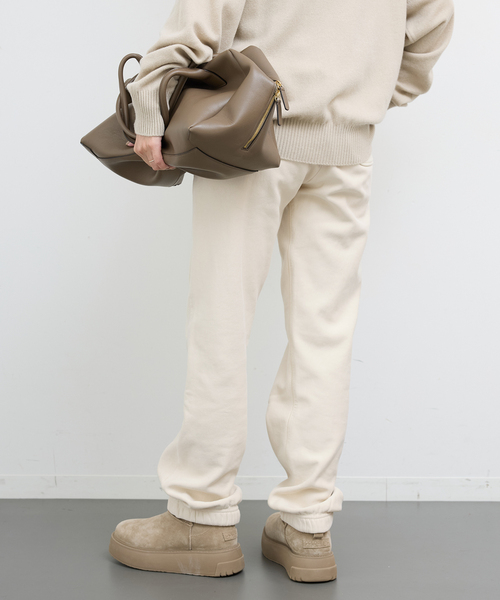 ndx(エヌディーエックス)の「【NDX/エヌディーエックス】SWEAT PANTS(スウェットパンツ・レディース・アイボリー・FREE)」の3枚目の写真