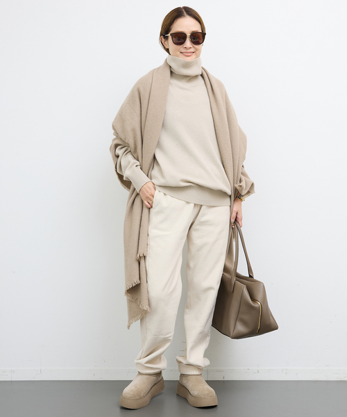 ndx(エヌディーエックス)の「【NDX/エヌディーエックス】SWEAT PANTS(スウェットパンツ・レディース・アイボリー・FREE)」の4枚目の写真