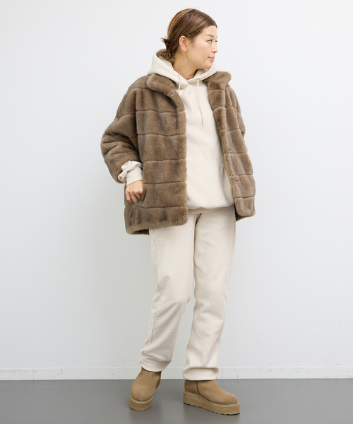 ndx(エヌディーエックス)の「【NDX/エヌディーエックス】SWEAT PANTS(スウェットパンツ・レディース・アイボリー・FREE)」の7枚目の写真