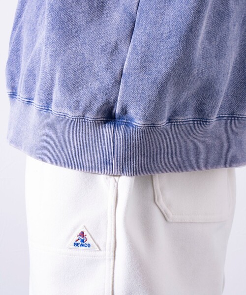 GLOSTER（グロスター）の「【GLOSTER/グロスター】ピグメント裏起毛 プルオーバー クルーネックスウェット（スウェット・メンズ・ブラック/ピンク/ブルー/グリーン・M/L/S）」の11枚目の写真