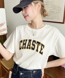 ロゴ刺繍半袖Tシャツ