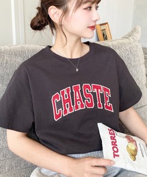 ロゴ刺繍半袖Tシャツ
