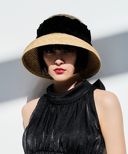 セール】ギャザーリボンカサブランカ（ハット）｜JENNE（ジェンヌ）の