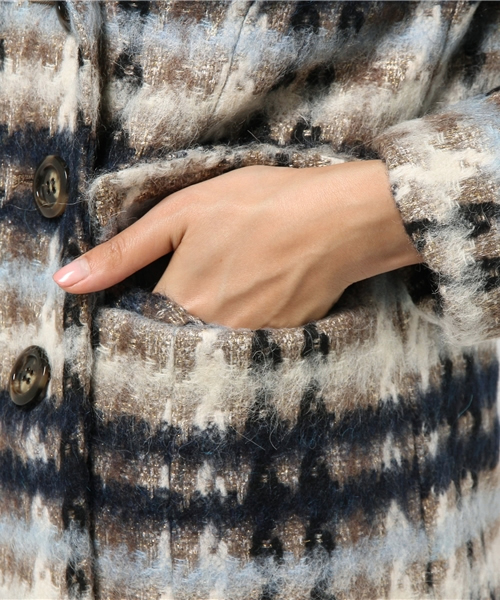 GRACE CONTINENTAL（グレースコンチネンタル）の「ファー衿ラメ