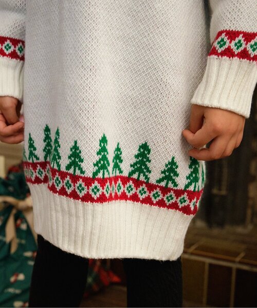 BREEZE（ブリーズ）の「【リンク】ノルディックニットワンピース（ワンピース・キッズ・アイボリー・90/100/120/140）」の4枚目の写真