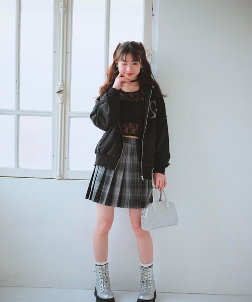 repipi armario(レピピ アルマリオ)の「ラインストーンミニボストンバッグ(ショルダーバッグ・キッズ・カモフラージュ/シルバー/ブラック・FREE)」の9枚目の写真