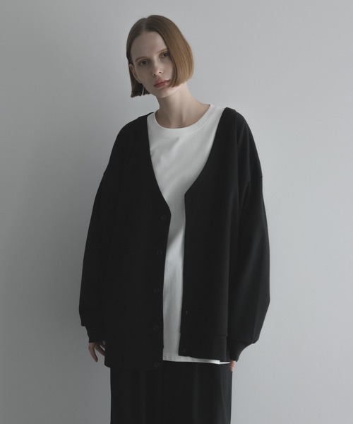 remer（リメール）の「loose relax cardigan / ルーズリラックスカーディガン（カーディガン/ボレロ・メンズ・ブラック/イエロー/サックスブルー・SMALL/X-SMALL/LARGE/MEDIUM）」の6枚目の写真